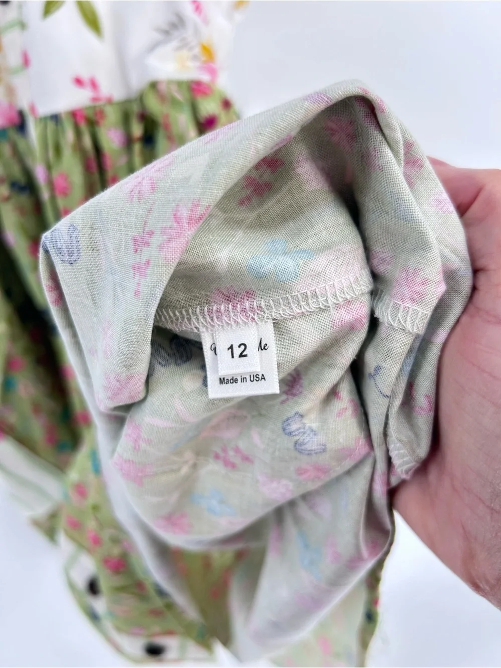 NWT Widdle Me Boutique Floral Patchwork Dress - Size 12